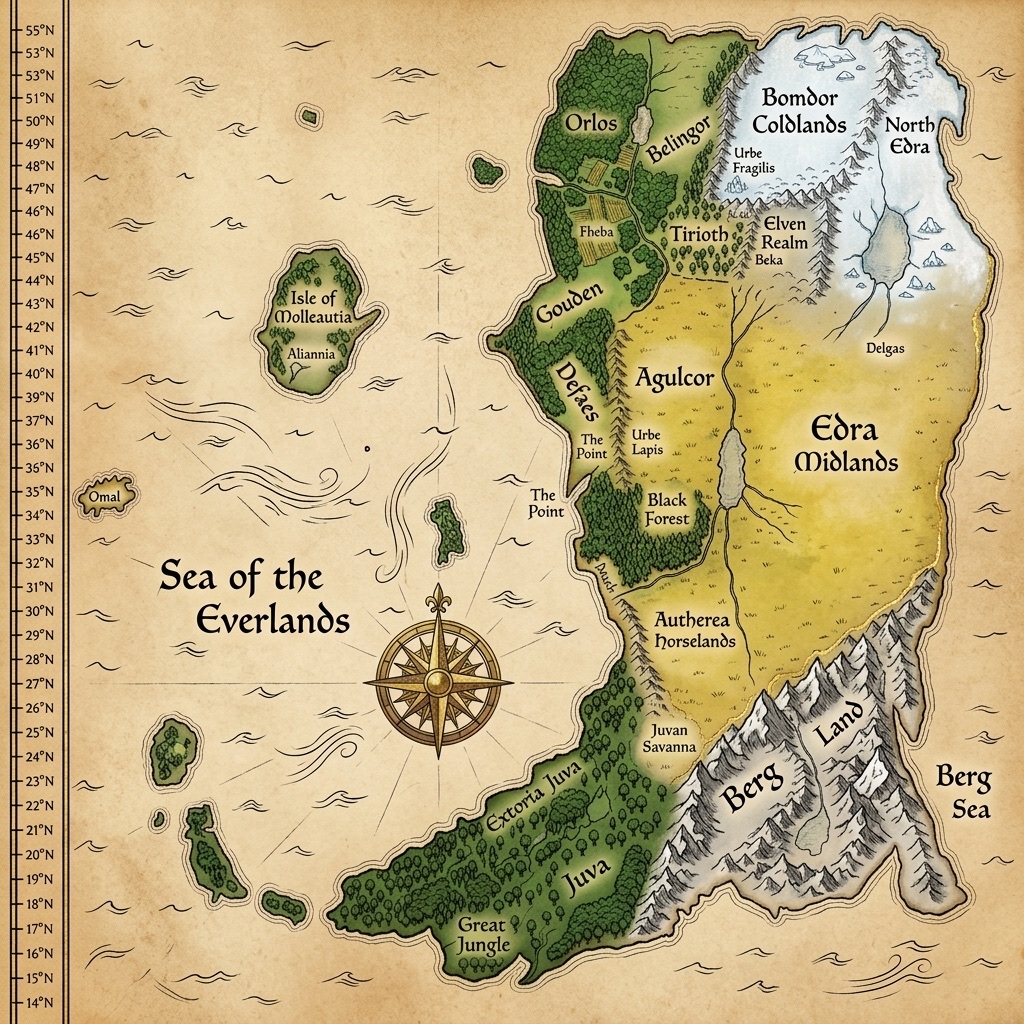 The Everlands Map